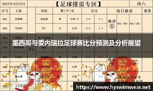 墨西哥与委内瑞拉足球赛比分预测及分析展望