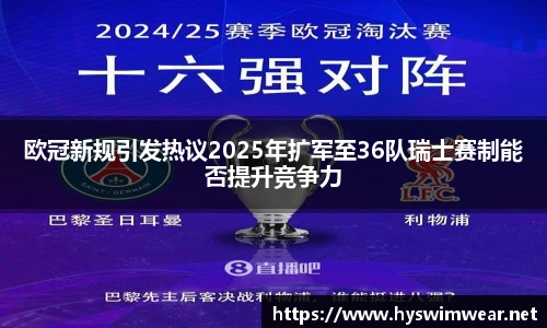 欧冠新规引发热议2025年扩军至36队瑞士赛制能否提升竞争力
